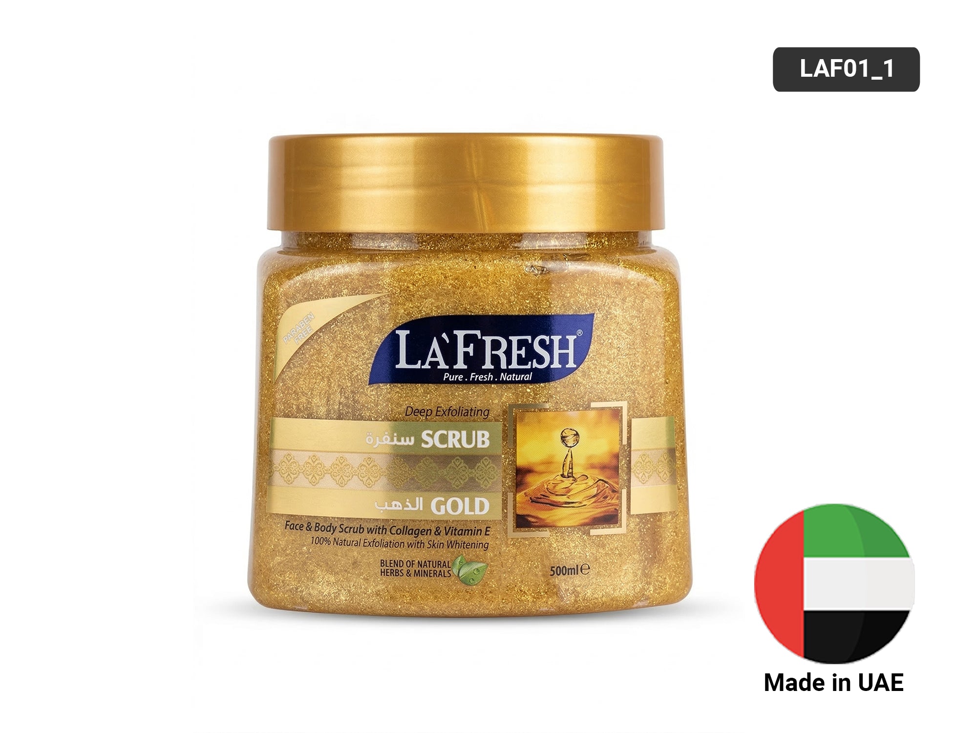 La Fresh Gold Scrub 500ml in Sri Lanka